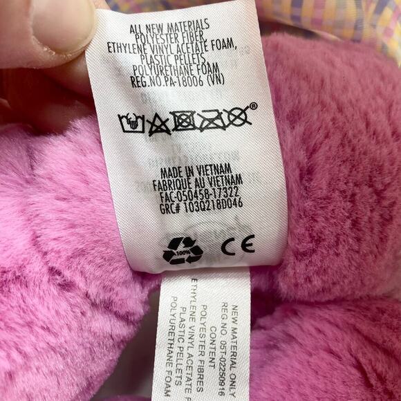 Disney Store Minnie Mouse Pink Easter Bunny Rabbit 17" Plush Stuffed Animal Toy - Picture 11 of 12